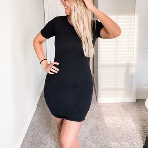 Black Antistar Woven Dress, Size Small